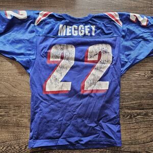 Vintage Dave Megget New England Patriots NFL Football Jersey Boys Youth Medium